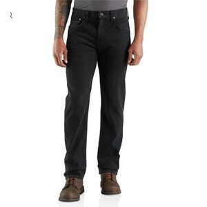 Carhartt‎ Rugged Flex Relaxed Fit Heavyweight Jeans Men's Black Size 34x30